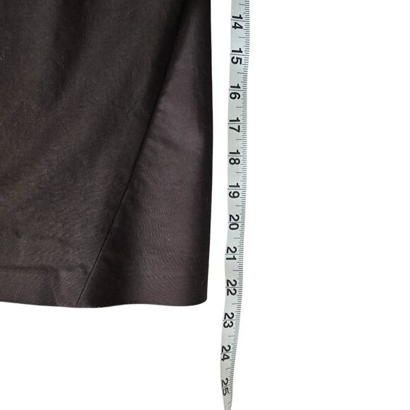 Banana Republic Chocolate Brown  knee length skirt Size 12 - Picture 3 of 4